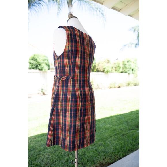 Vintage Plaid Mini Dress - Picture 8 of 10